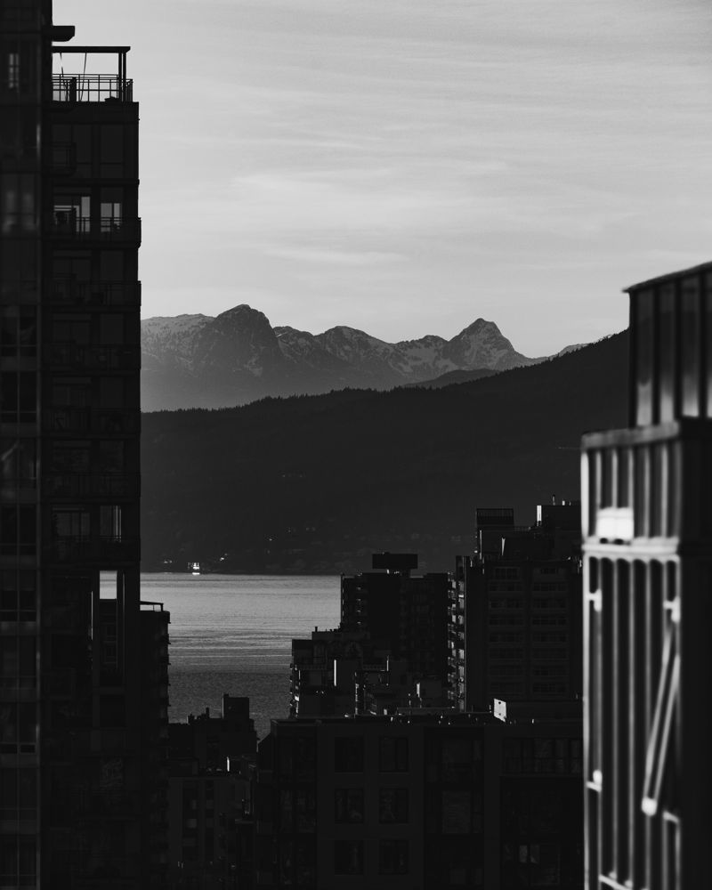 North Shore through the towers
