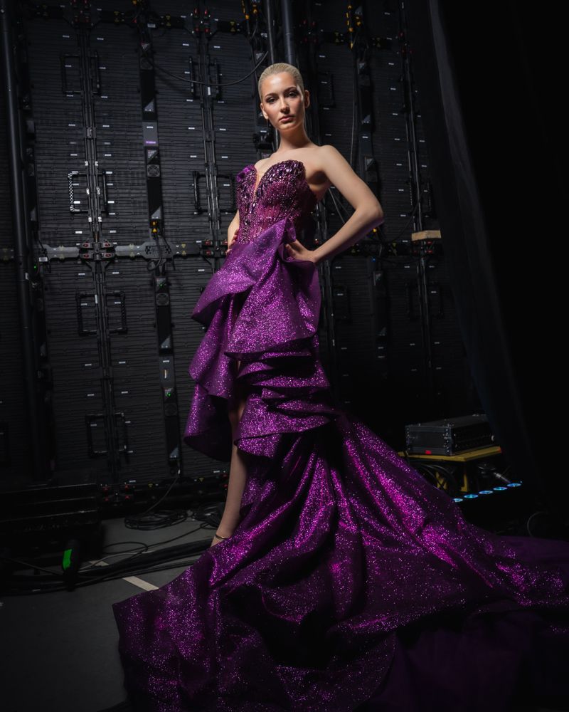 Purple sequin