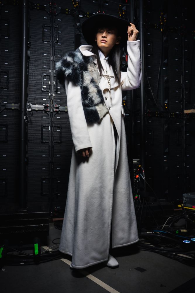 White coat, black hat